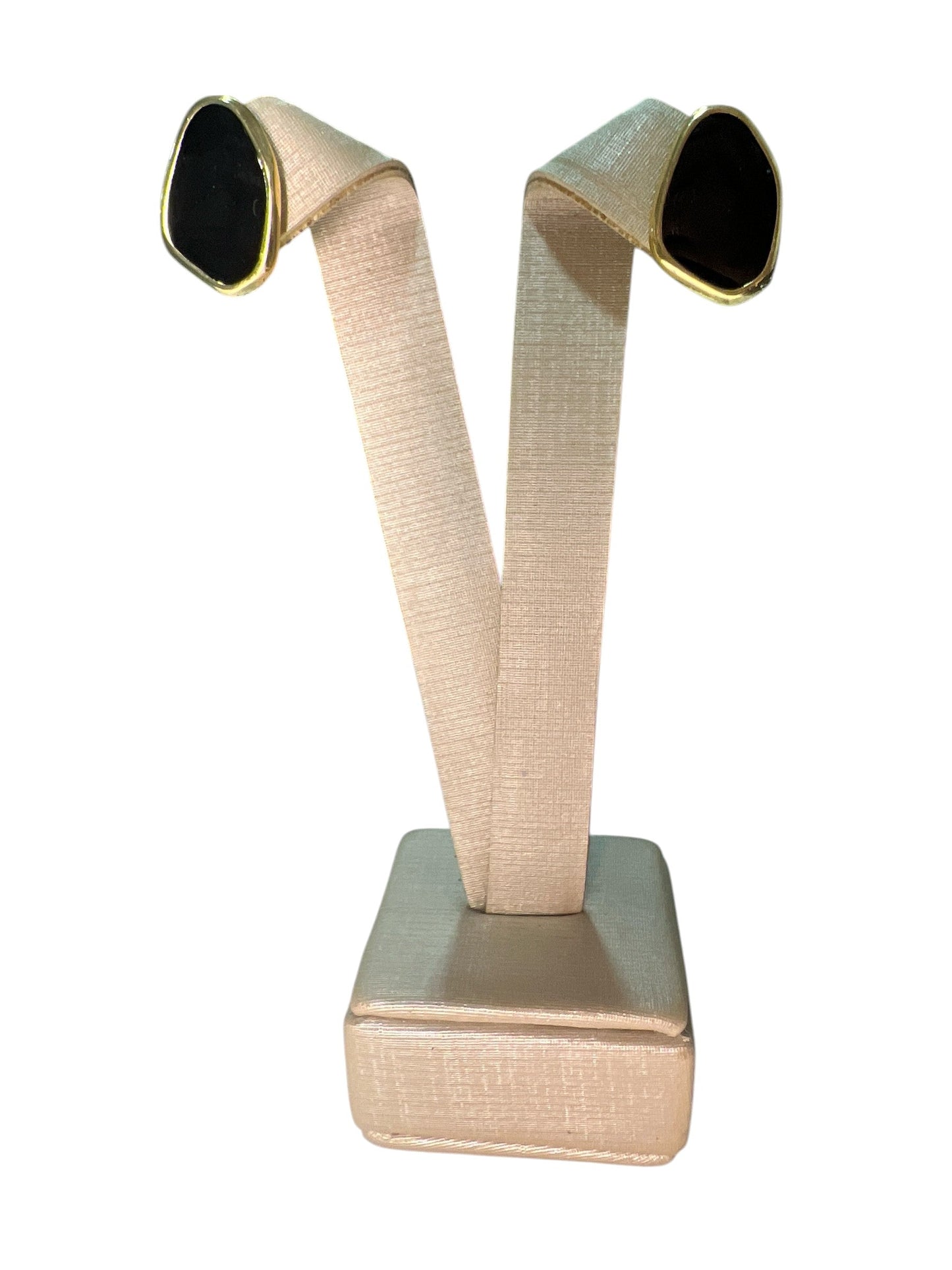Earring Gold Camila Black
