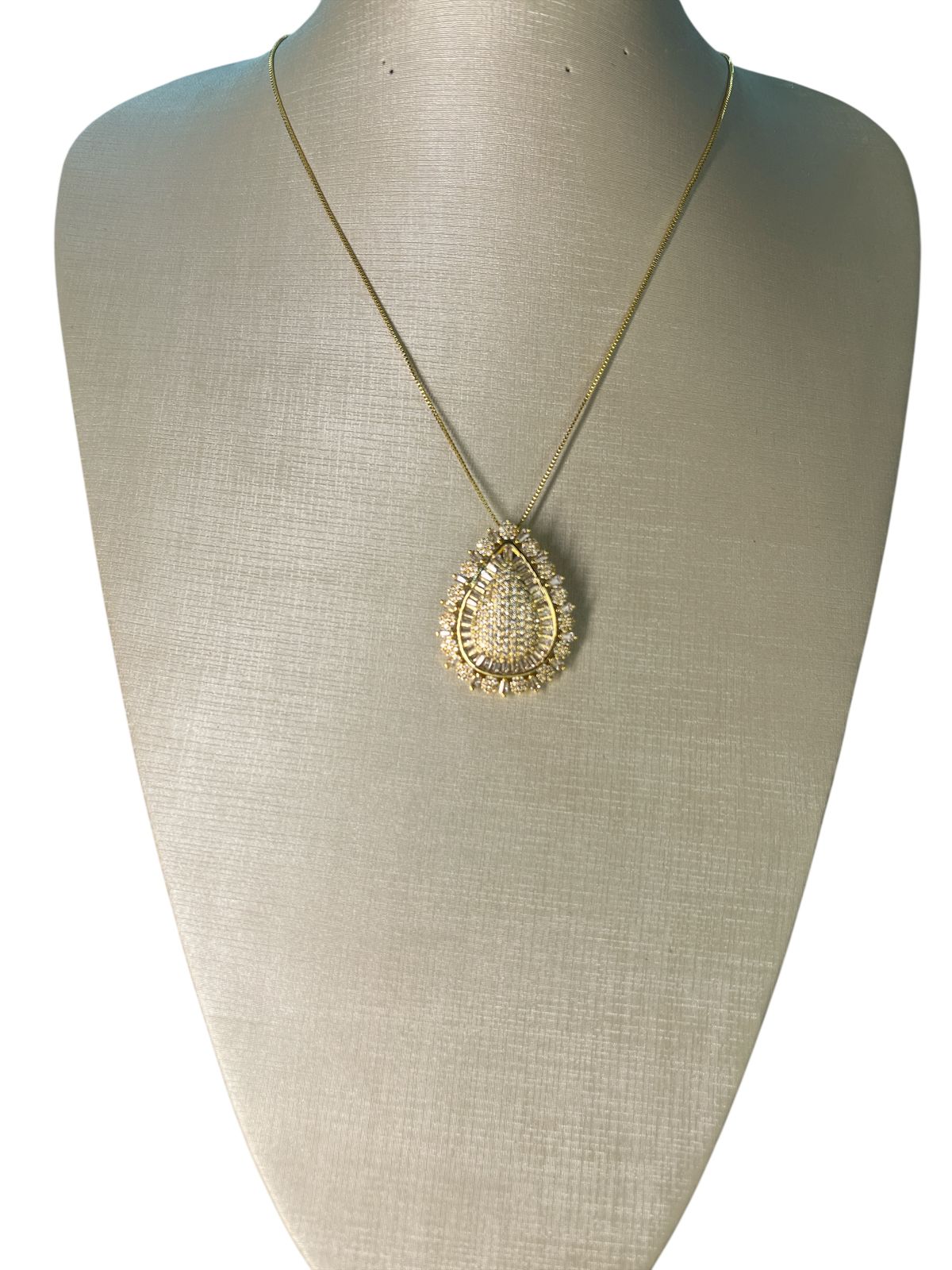 Necklace Gold Maria Diamante