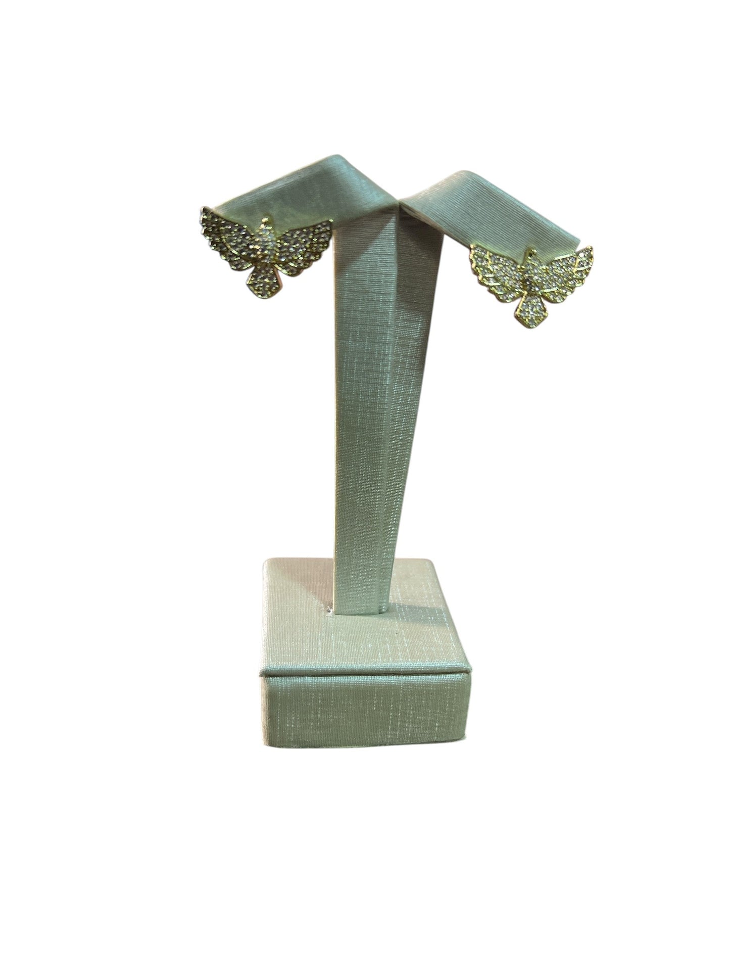 Earring Gold Cravejado Maria da Paz