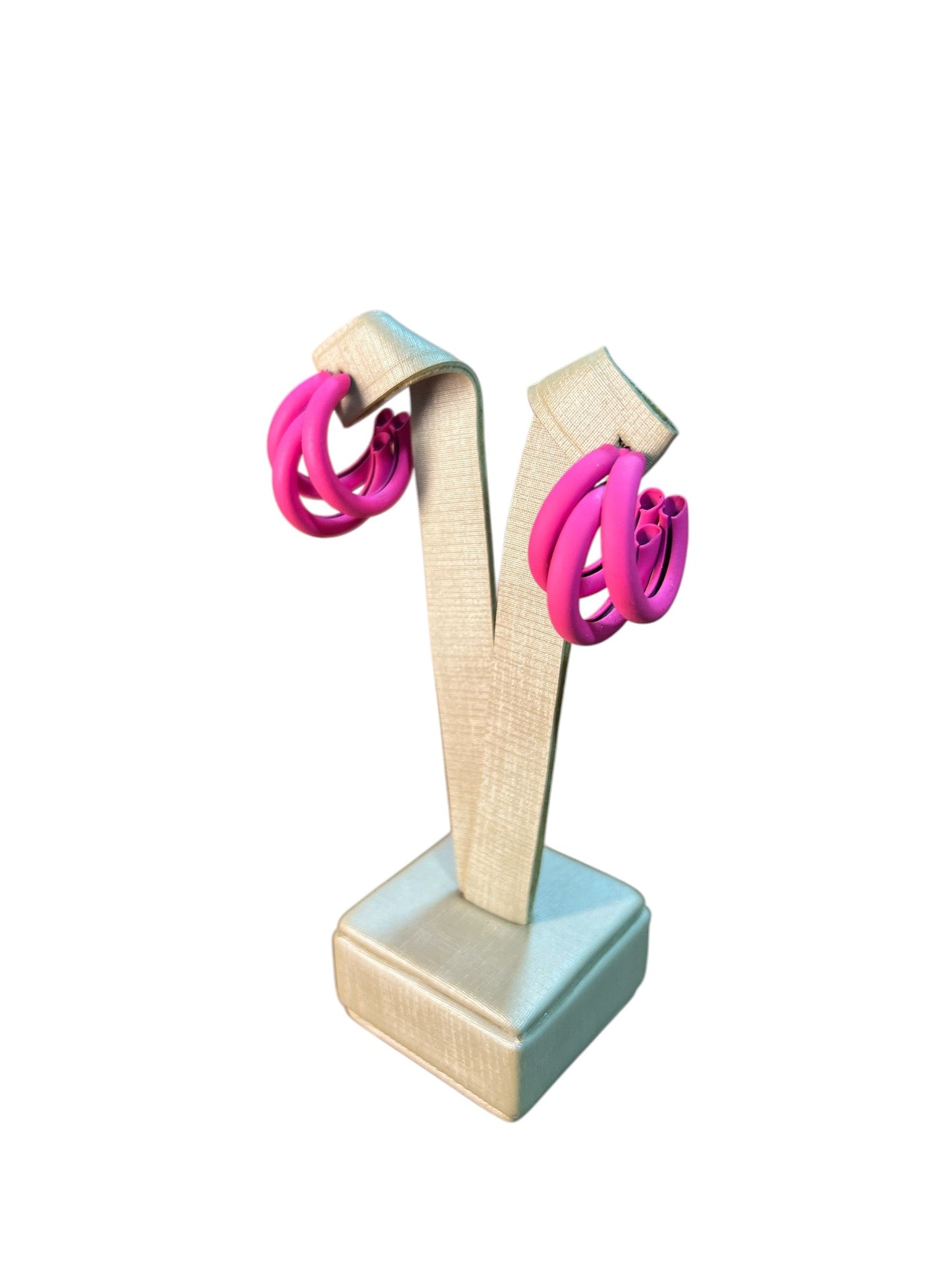 Argola Pink Maria Regina