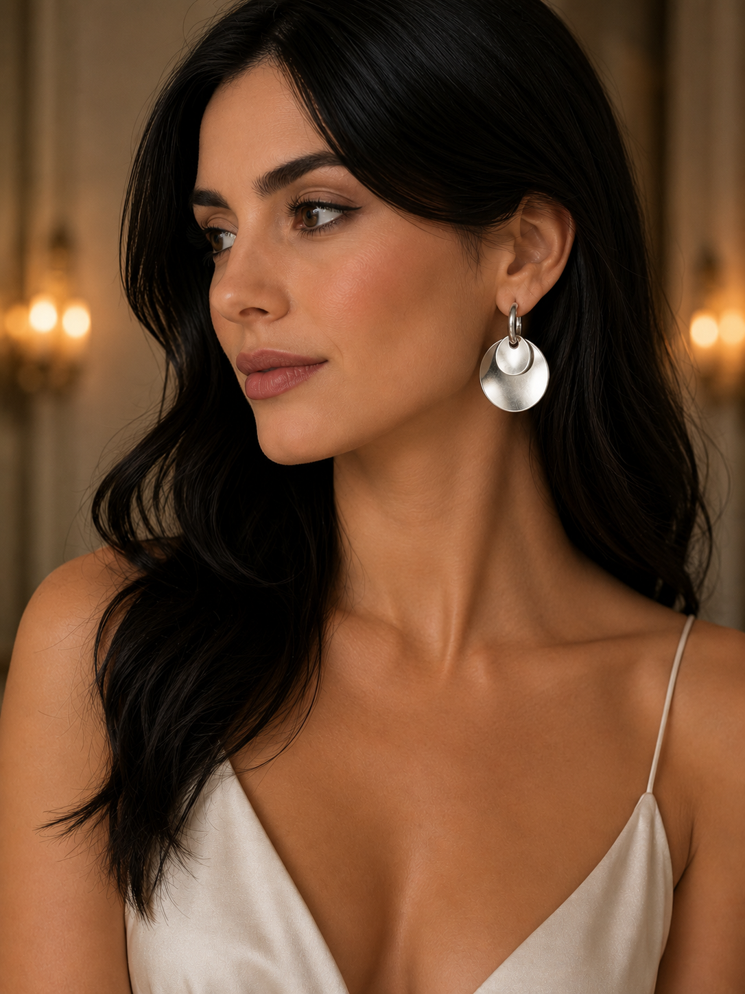Earring Silver Maria Esther