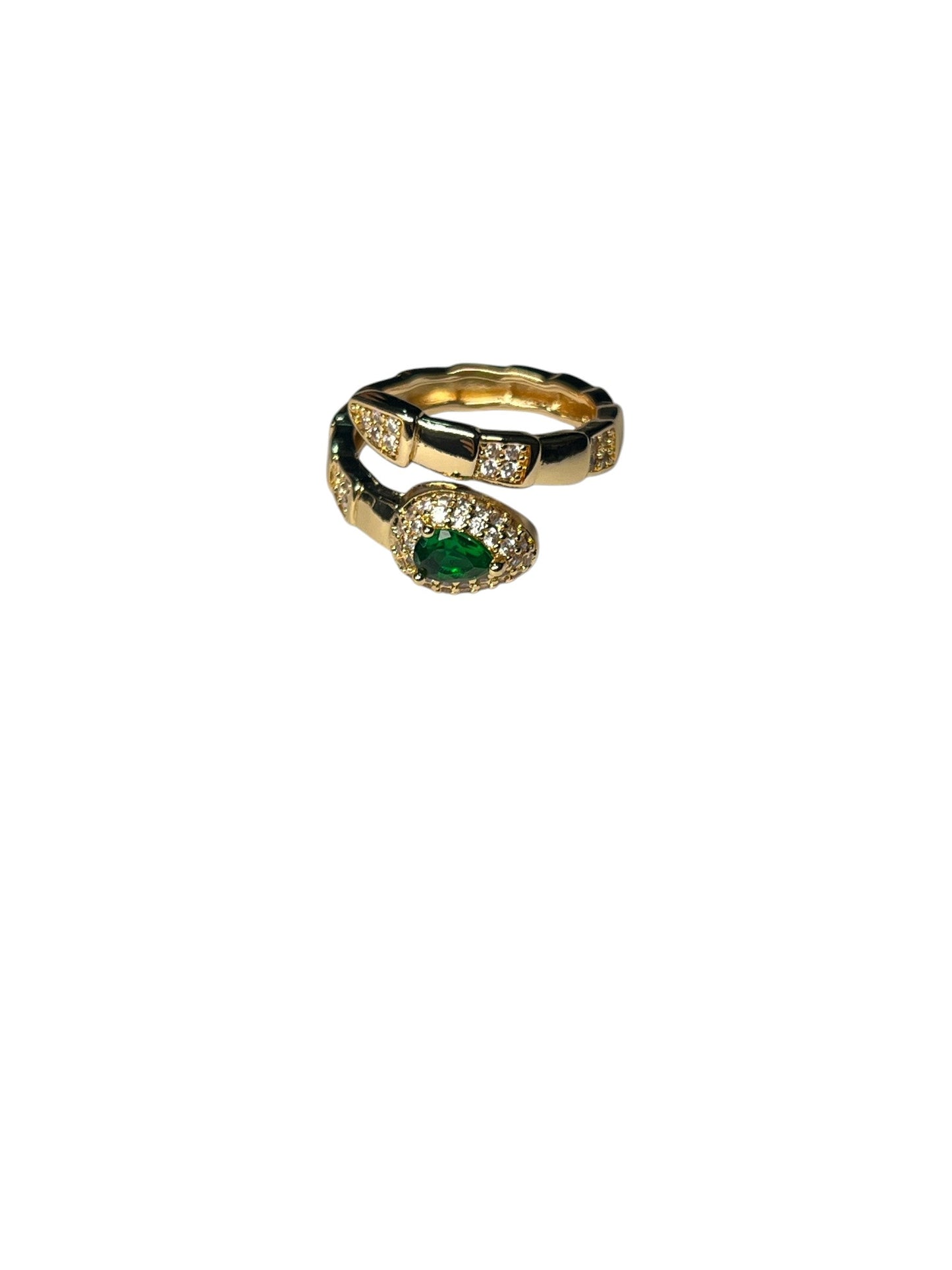 Ring Gold Maria Samara Verde