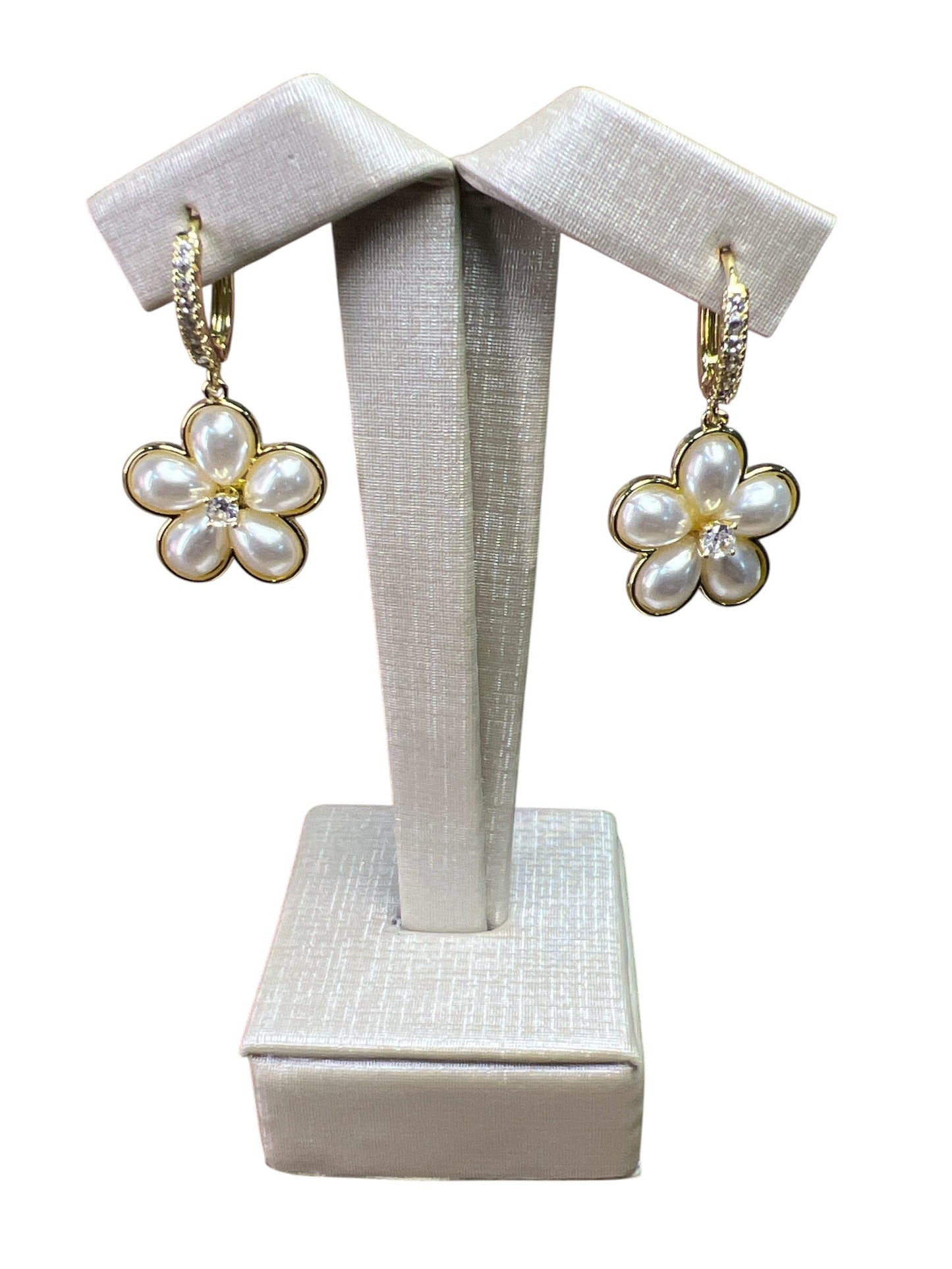Earring Gold Flor