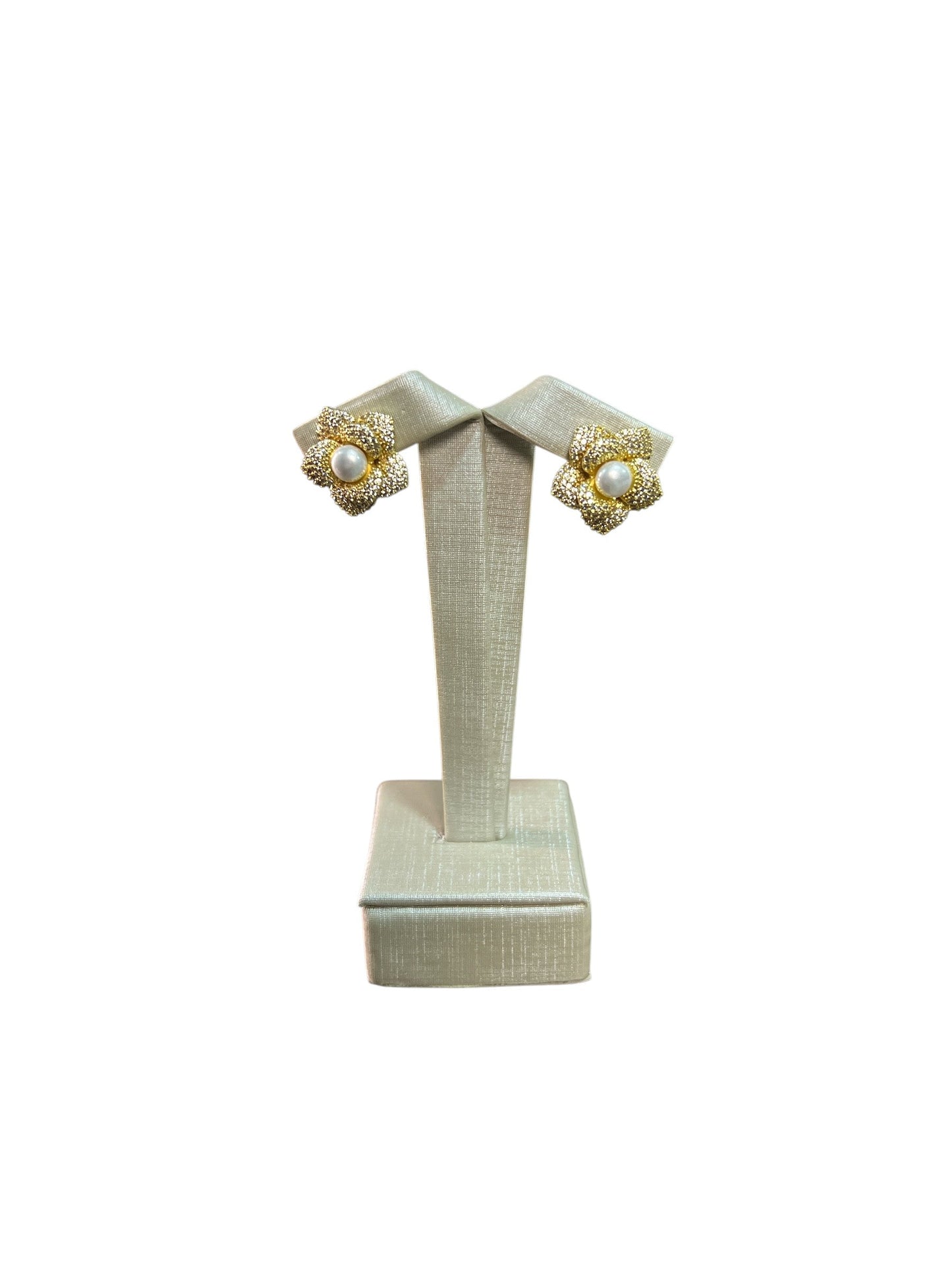 Earring Gold Maria flor