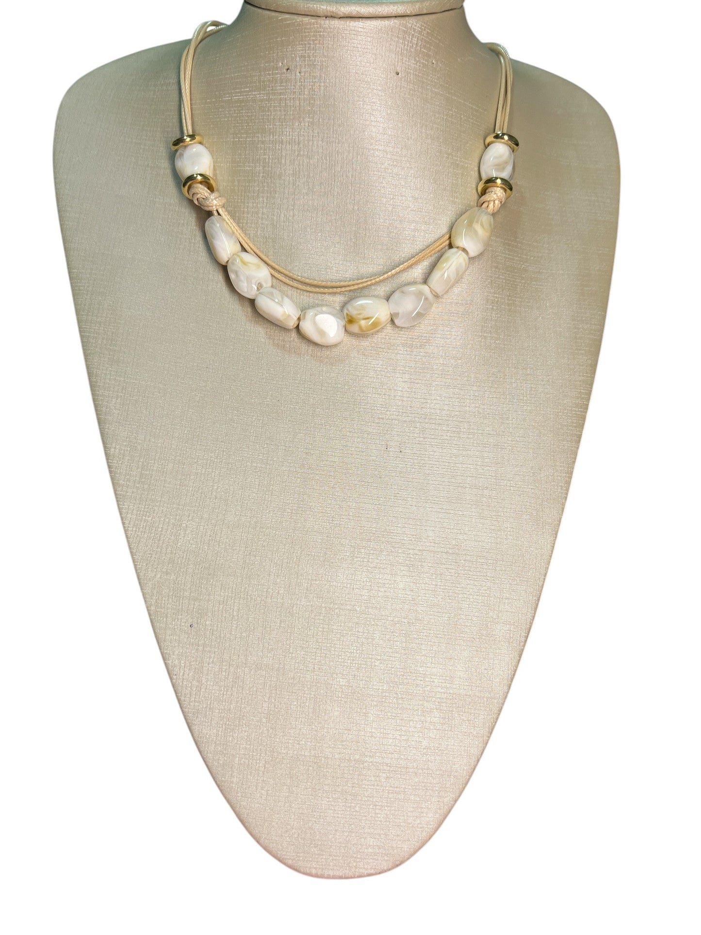 Necklace Maria Alice Bege