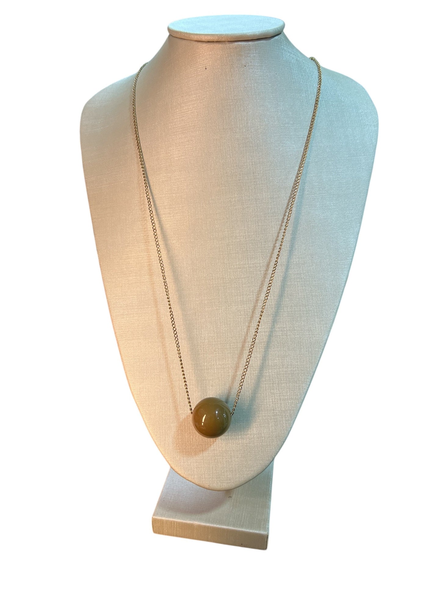 Necklace Gold Maria Irene Verde