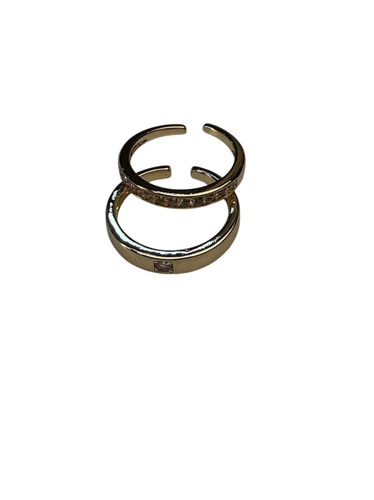 Ring Duplo Minimalista Maria Débora