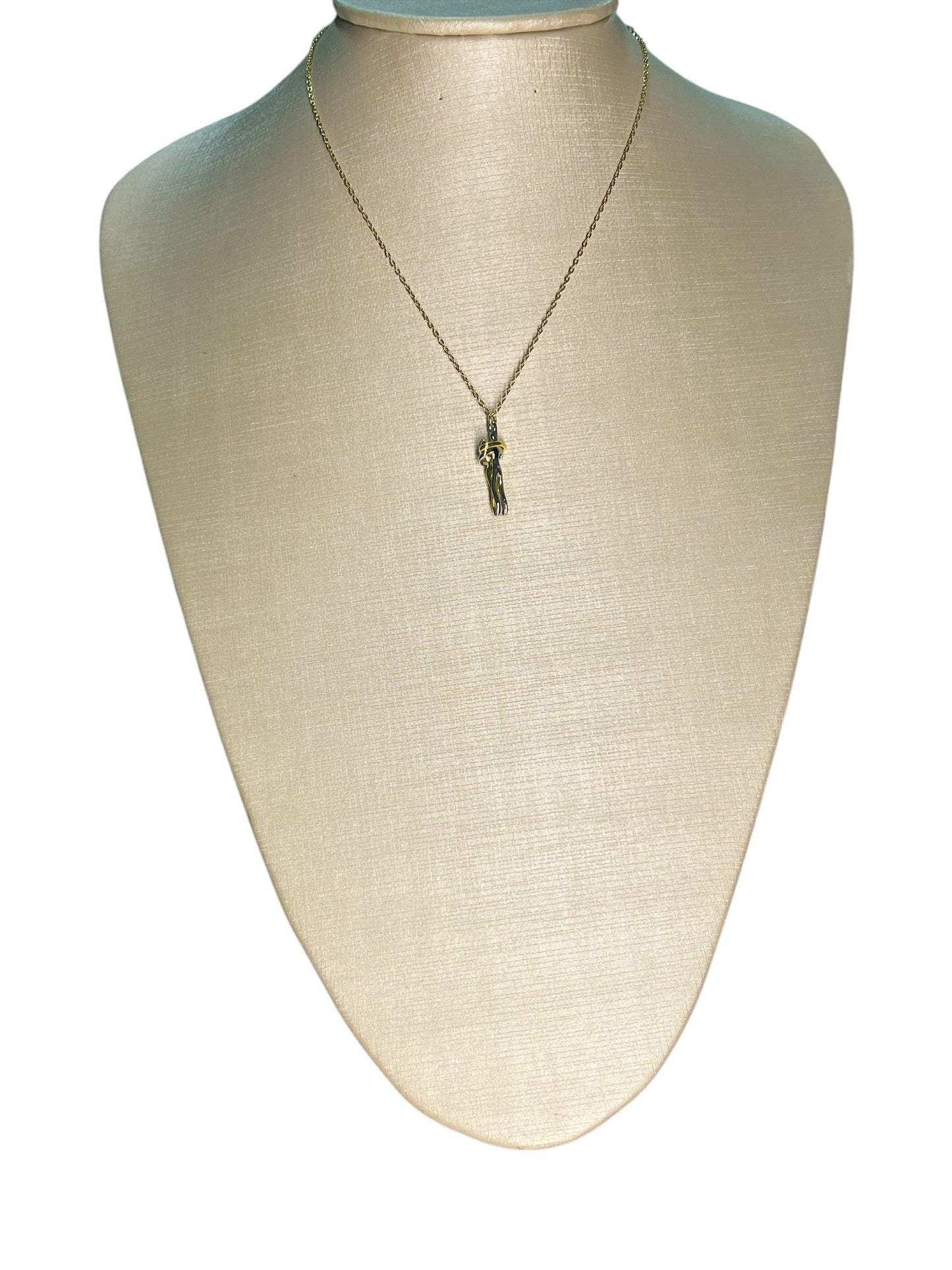 Necklace Gold Abraço Aço