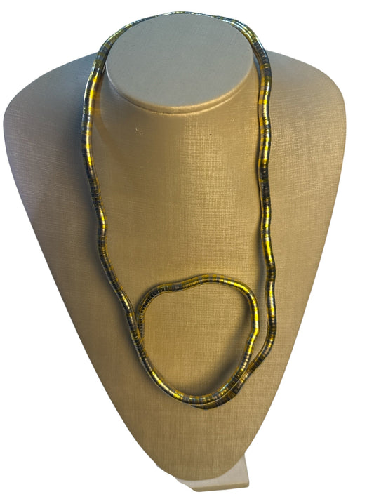 Necklace Versátil 2 em 1 Gold Maria Pink