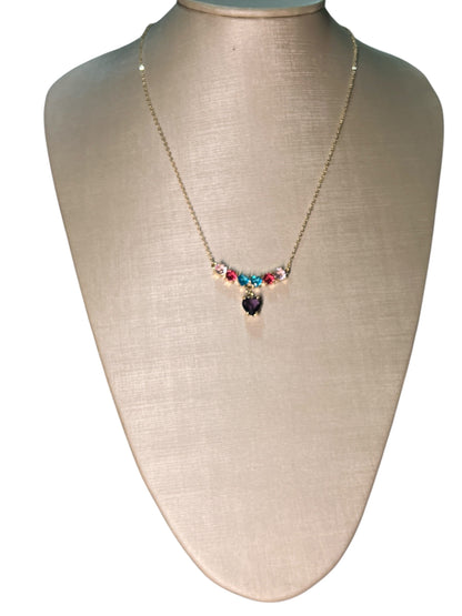 Set Gold Earring e Necklace Maria Iris