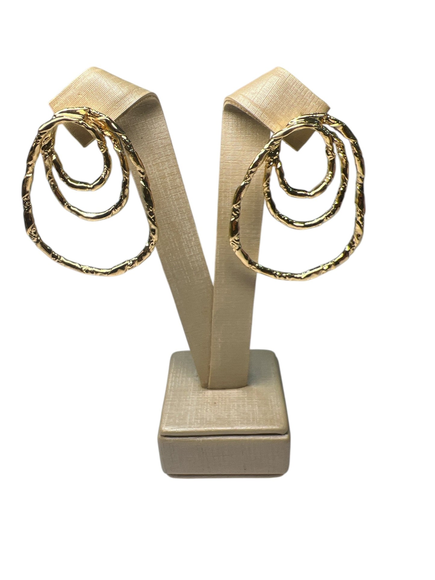Earring Gold Maria Coloroline
