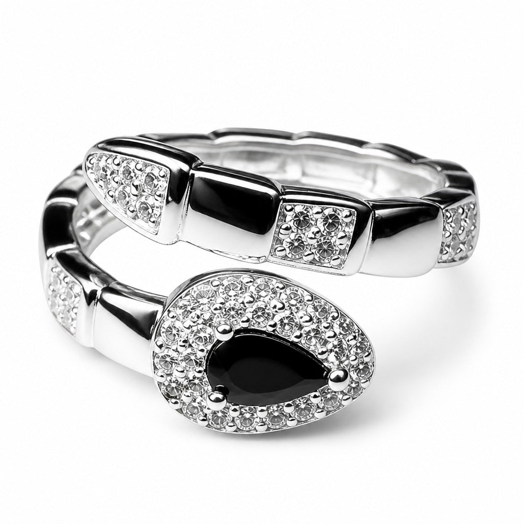 Ring Silver Maria Samara Black