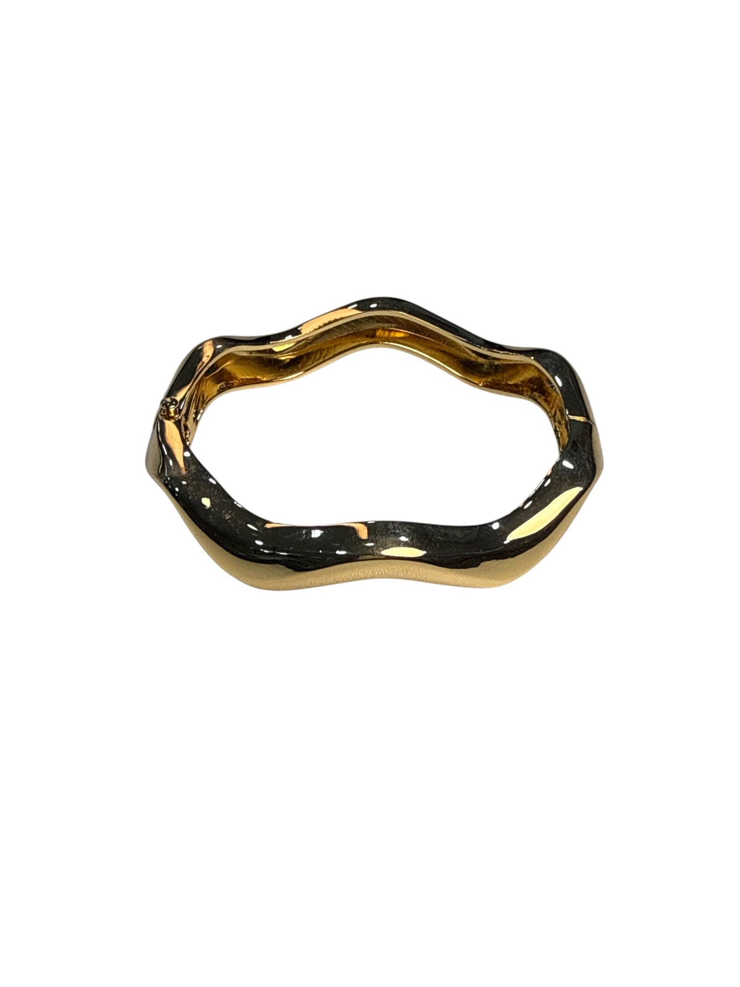 Bracelete Gold Ondulado Maria Melissa