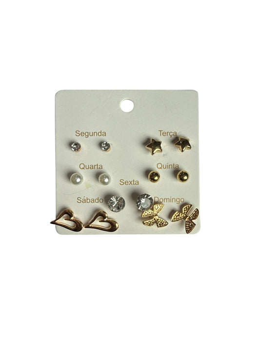 Earrings Gold 7 Dias Maria Butterfly