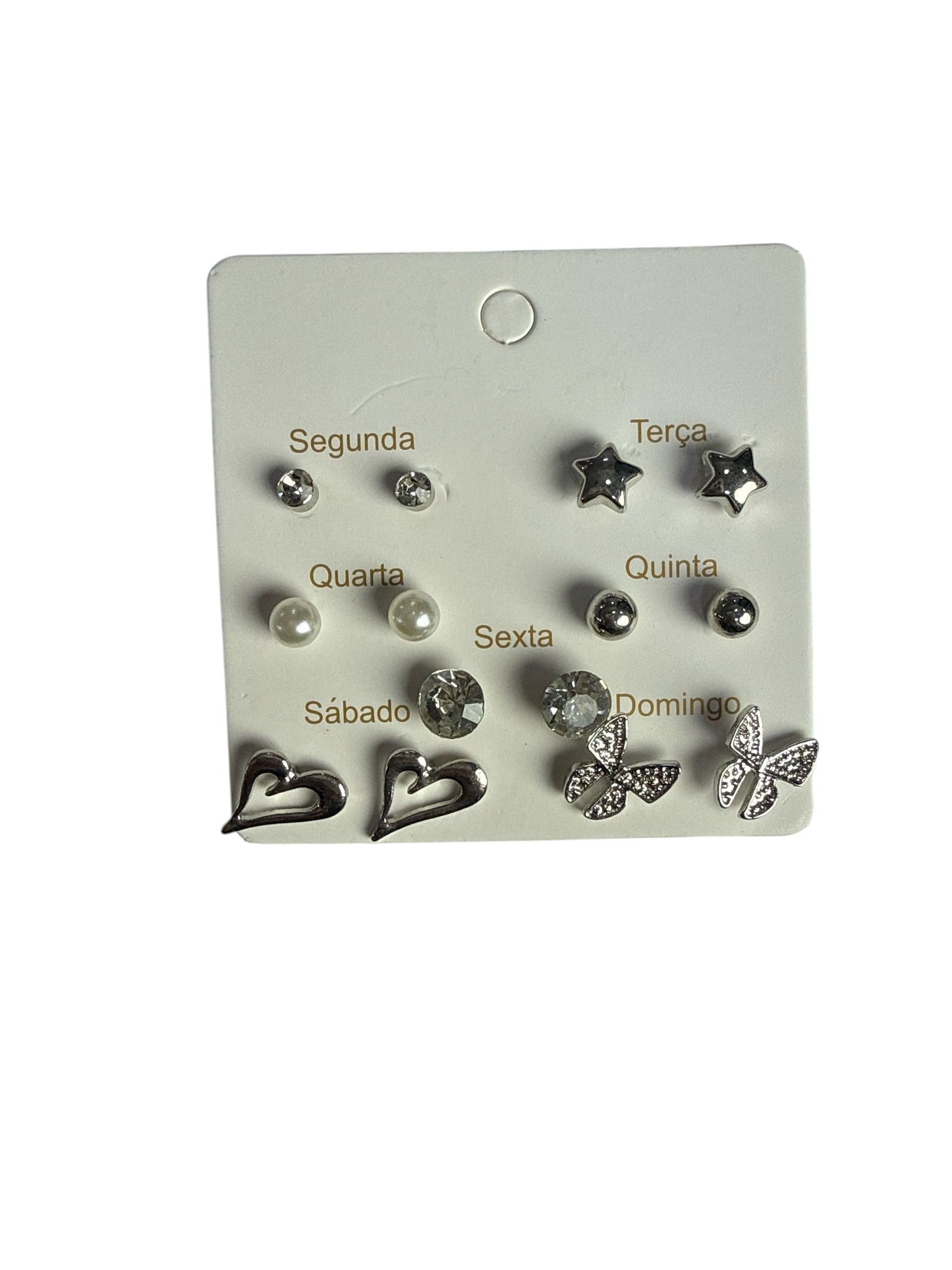 Earrings Silver 7 Dias Maria Butterfly