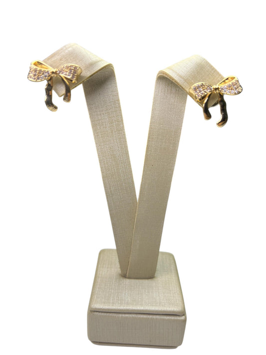 Earring Gold laço Maria Janine