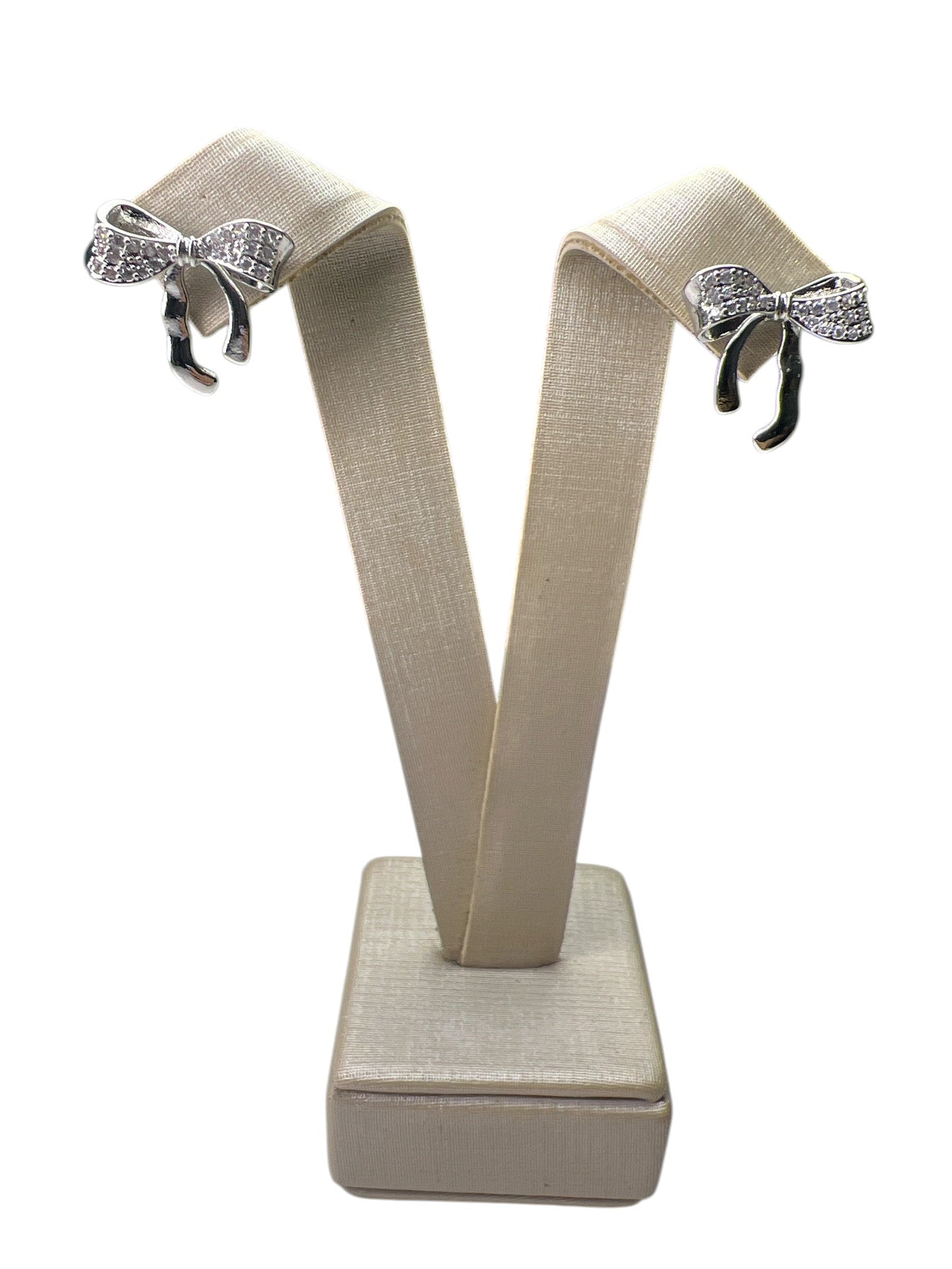 Earring Silver laço Maria Janine