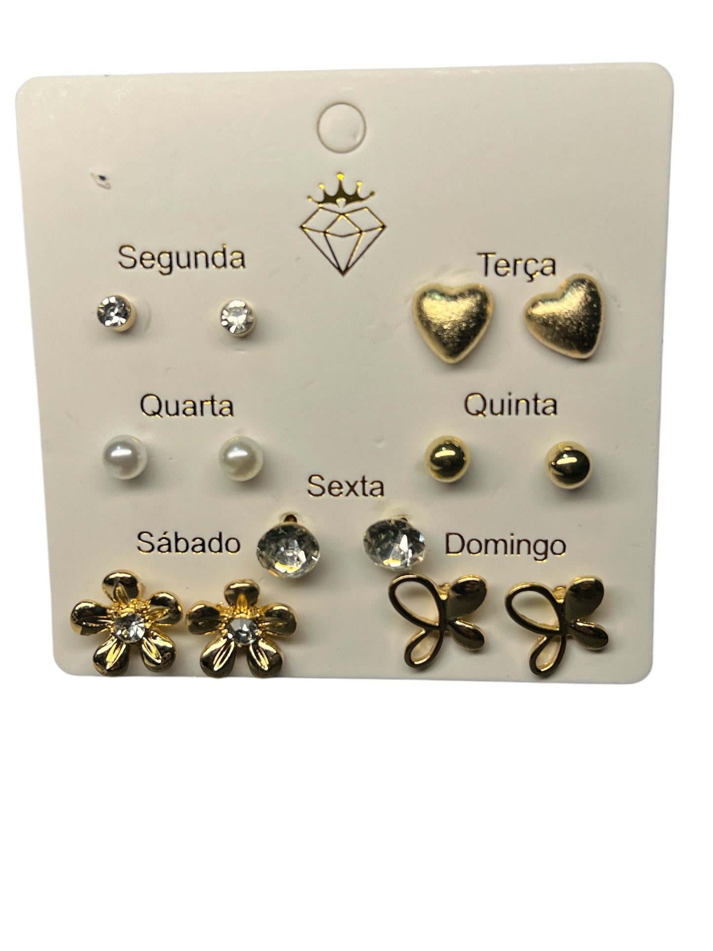 Earring Semaninha Gold