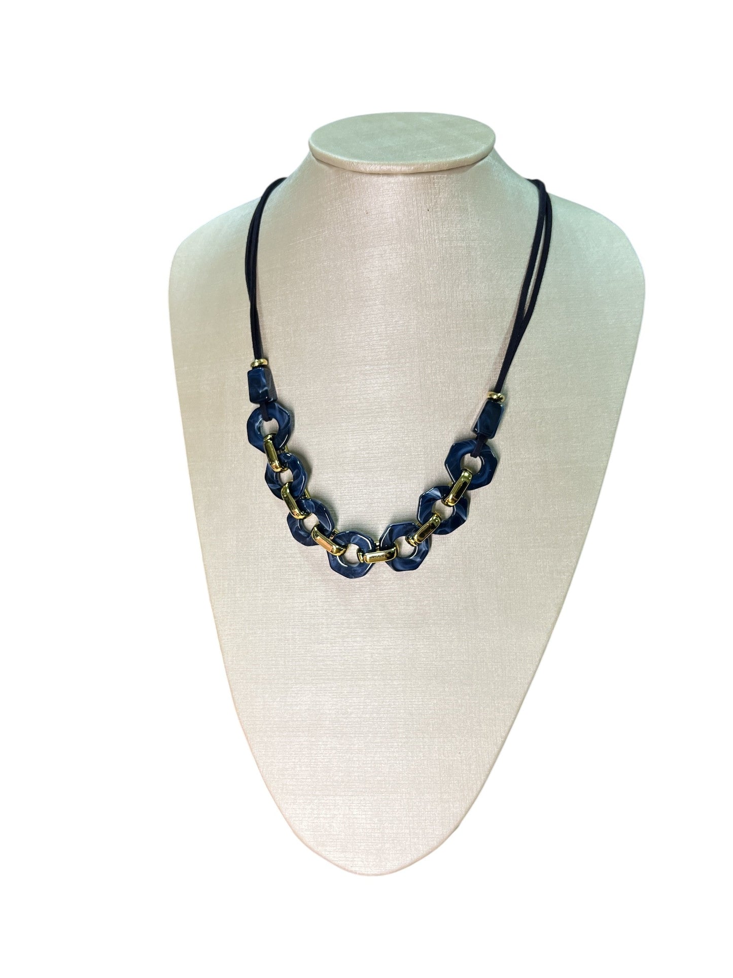Necklace Gold Maria Gabriela Azul