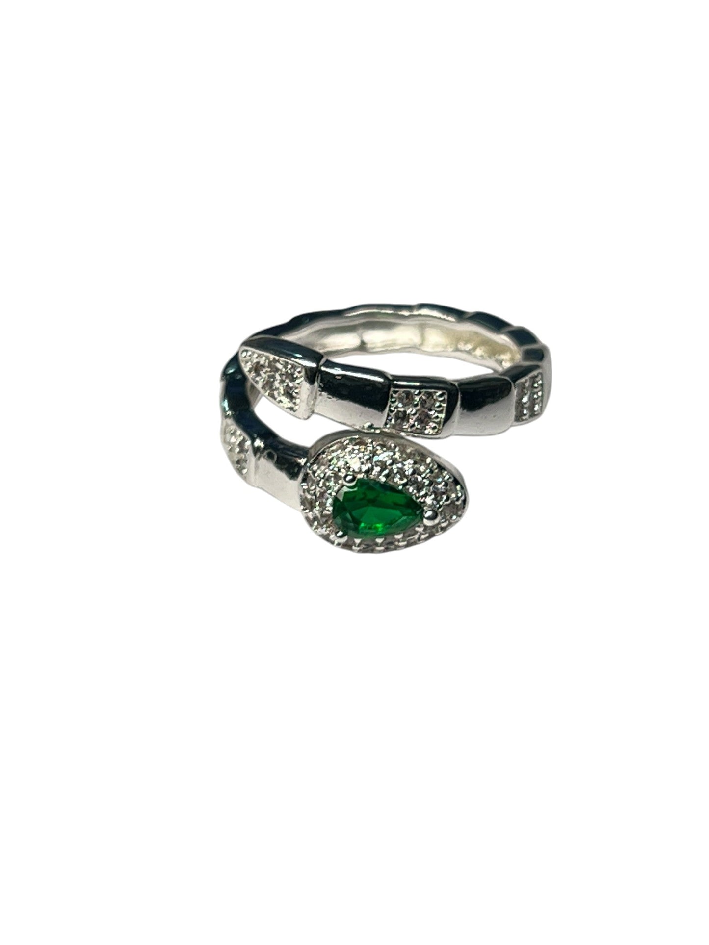 Ring Silver Maria Samara Verde