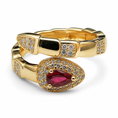 Ring Gold Maria Samara Pink