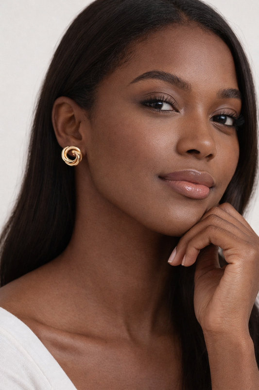 Earring Gold Argolas Maria Giovana