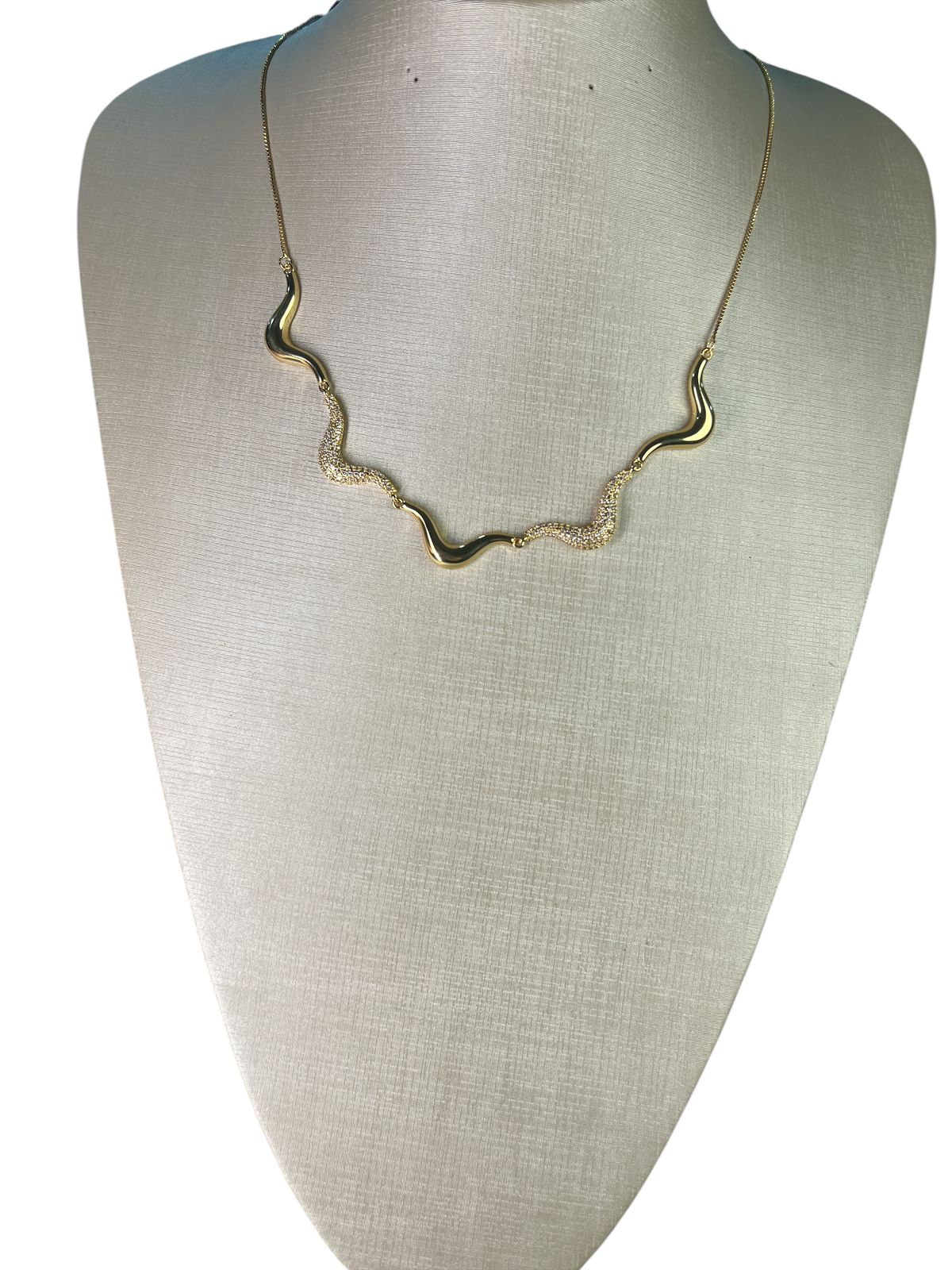 Necklace Maria Fernanda Silver e Gold