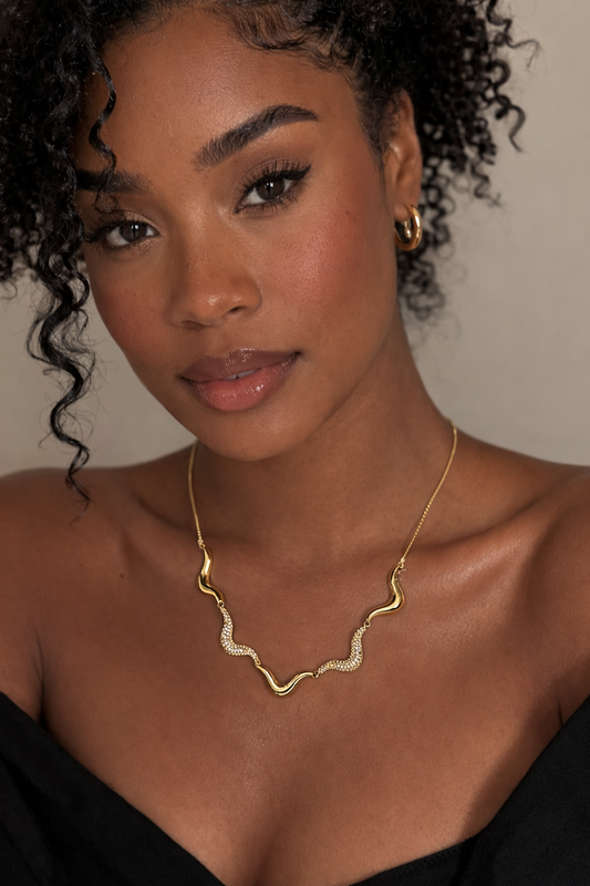 Necklace Maria Fernanda Silver e Gold
