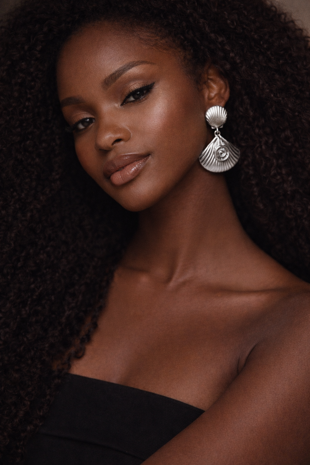 Earring Silver Maria Lais