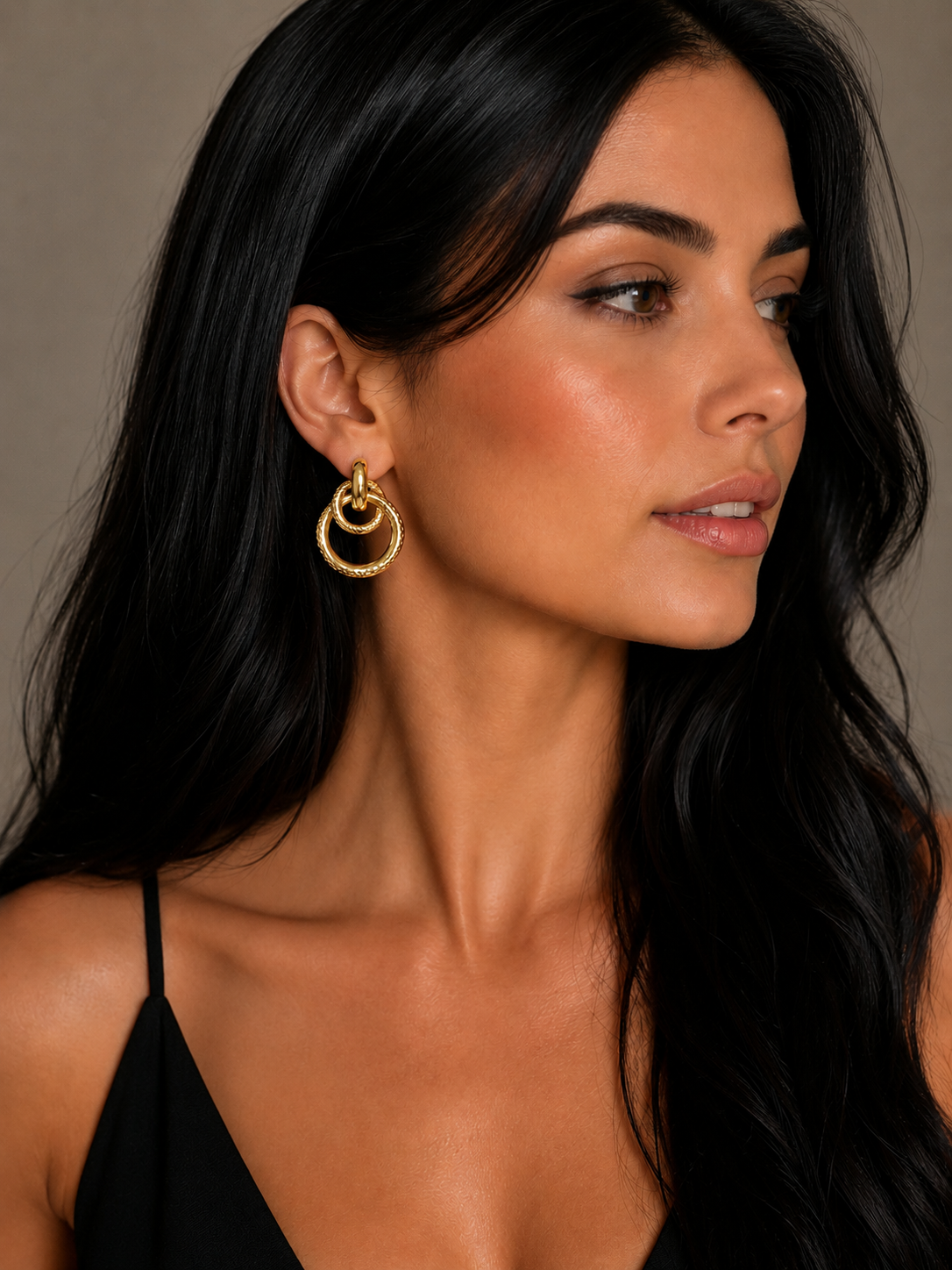 Earring Gold Maria Katia