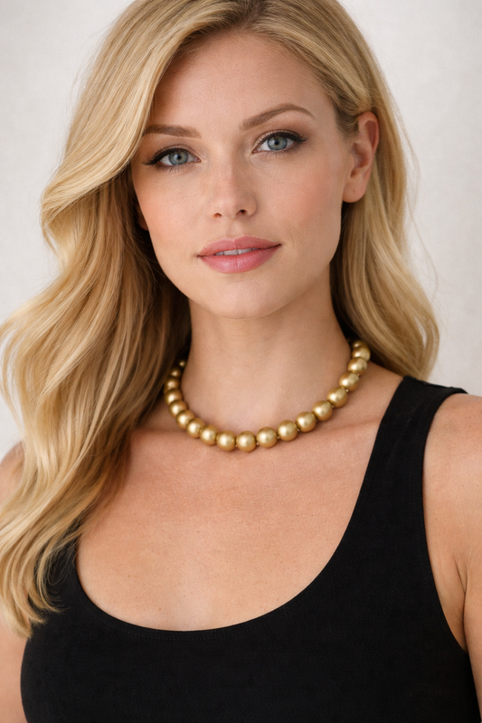Necklace Gold Maria Francielle Grande