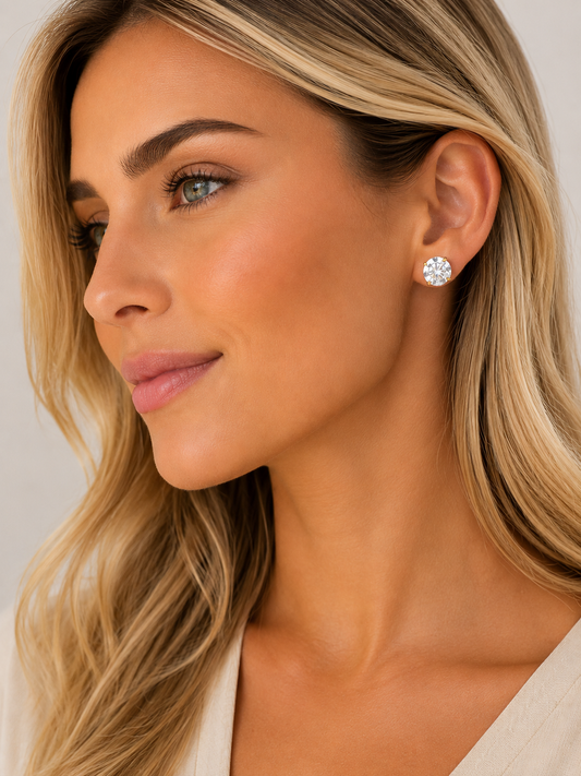 Earring Gold Maria Virginia