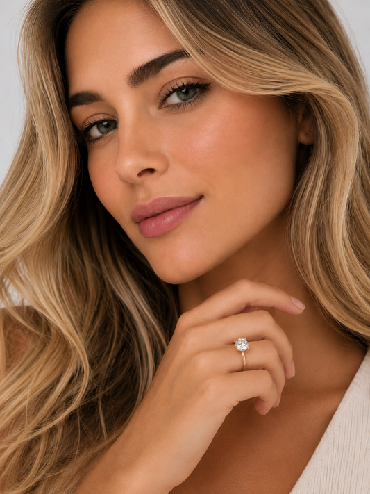 Ring P Gold Maria Virginia