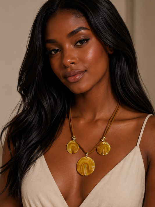Necklace Maria Gabriela Caramelo