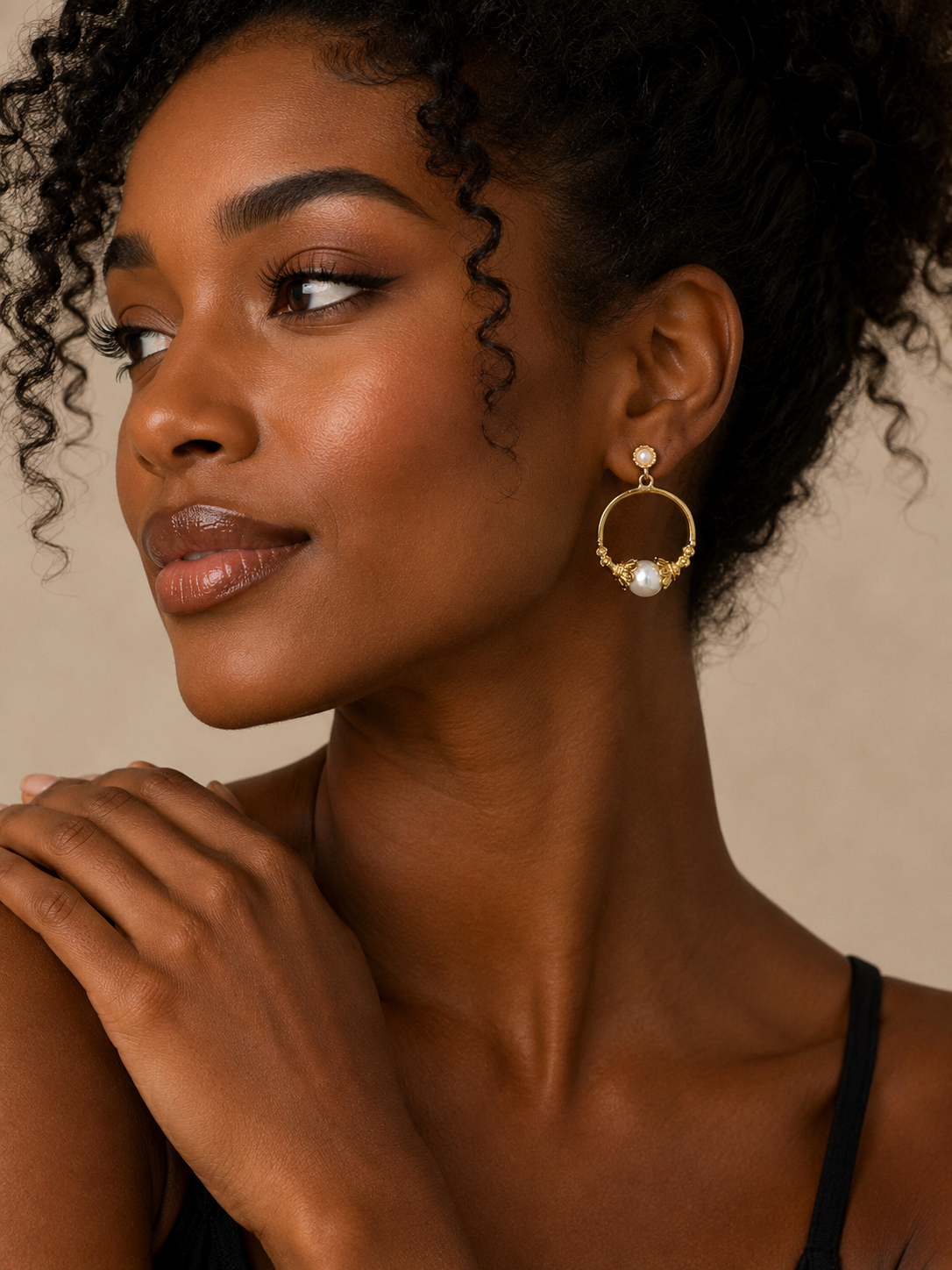 Earring Maria Raquel Gold