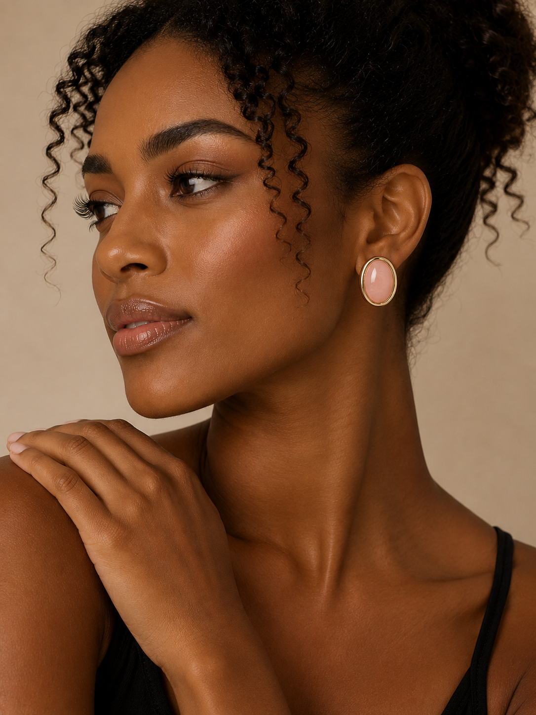 Earring Gold Maria Jaqueline