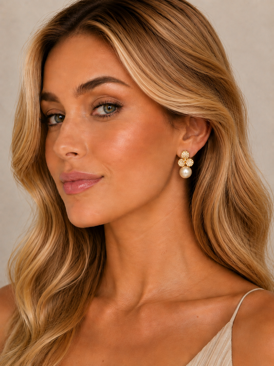 Earring Gold Maria Gabriela
