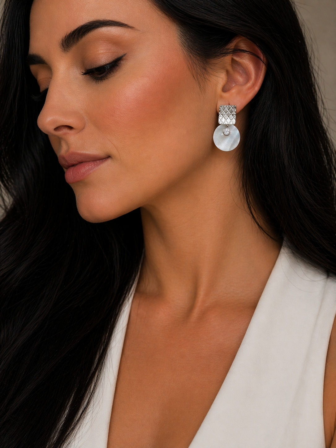 Earring Silver Maria Joana
