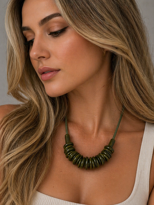 Necklace Maria Socorro Verde