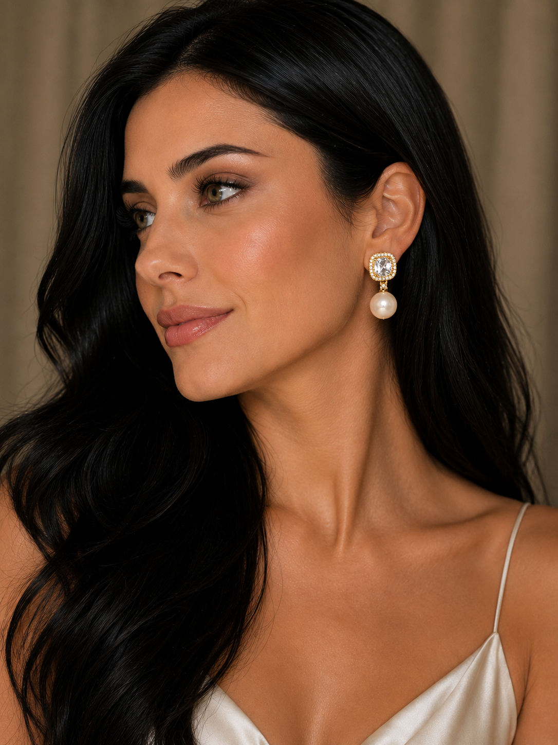 Earring Gold Maria Mariana