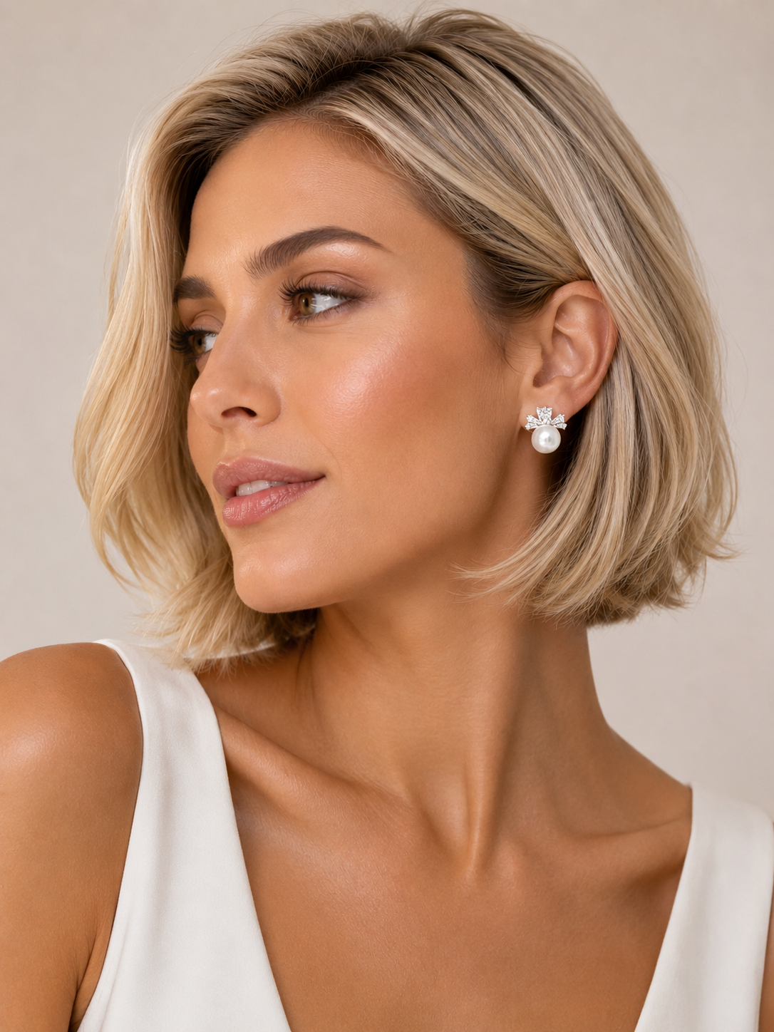Earring Silver Maria Lais