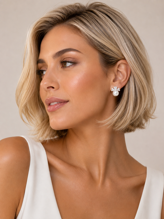 Earring Silver Maria Lais