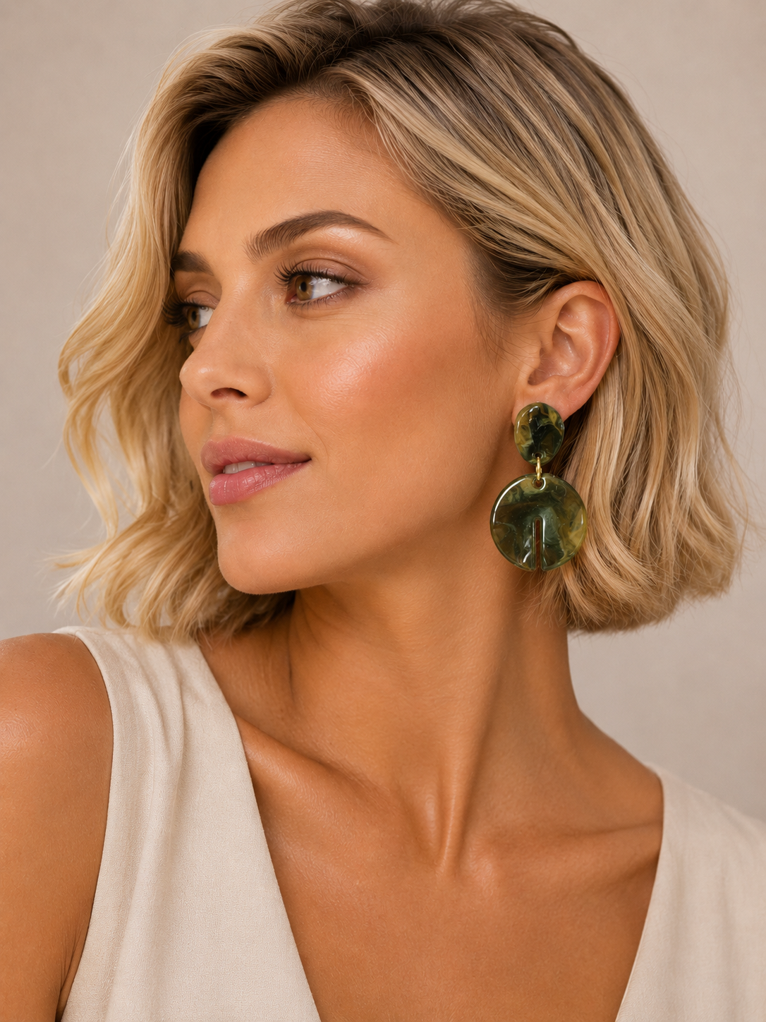 Earring Maria Gabriela Verde