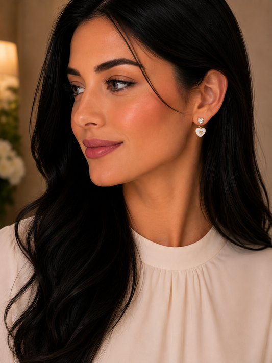 Earring Gold Maria Leticia