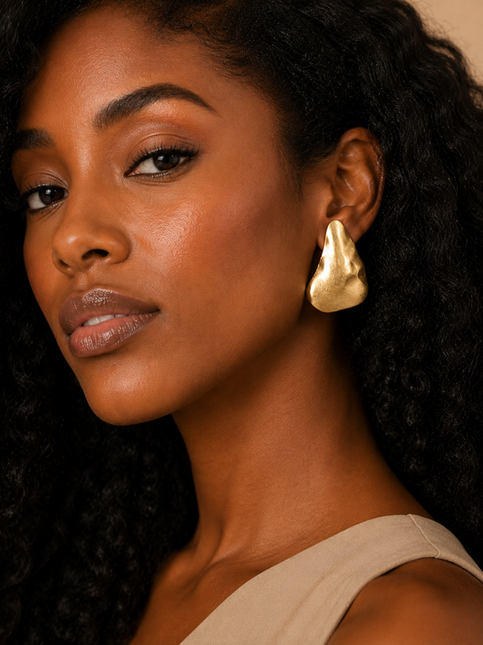 Earring Gold Maria Juliana