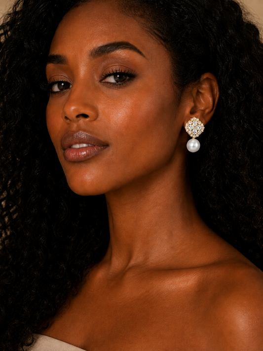 Earring Gold Maria Rita