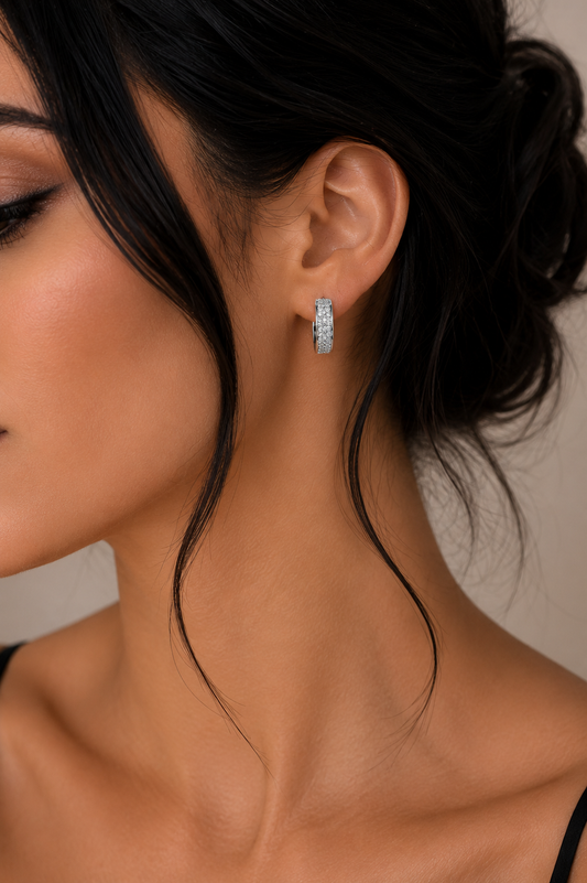 Earring Silver Maria Daniele