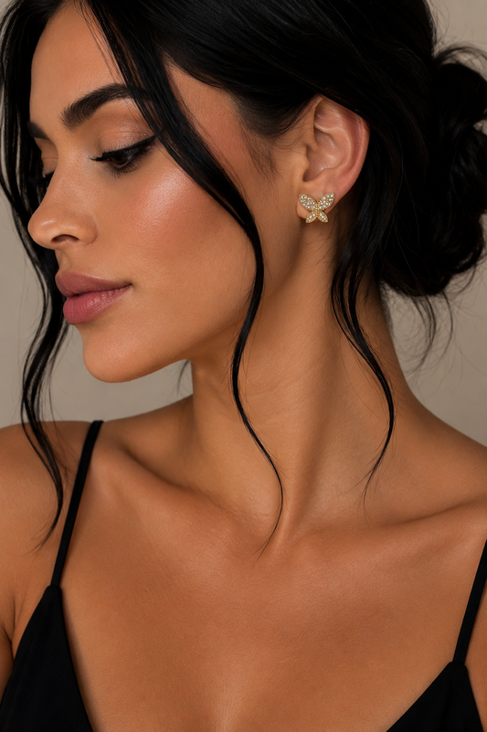 Earring Gold Maria Marcia