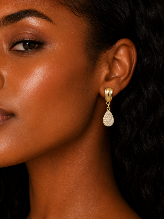 Earring Gold Maria Vitoria