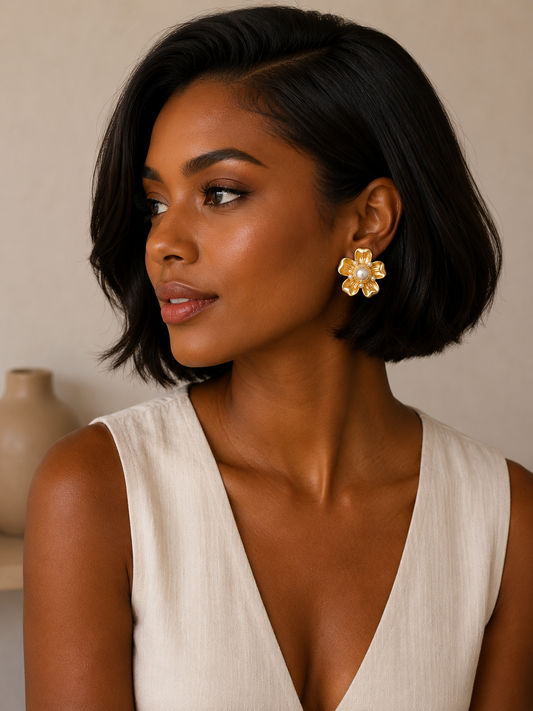 Earring Gold Maria Jasmine